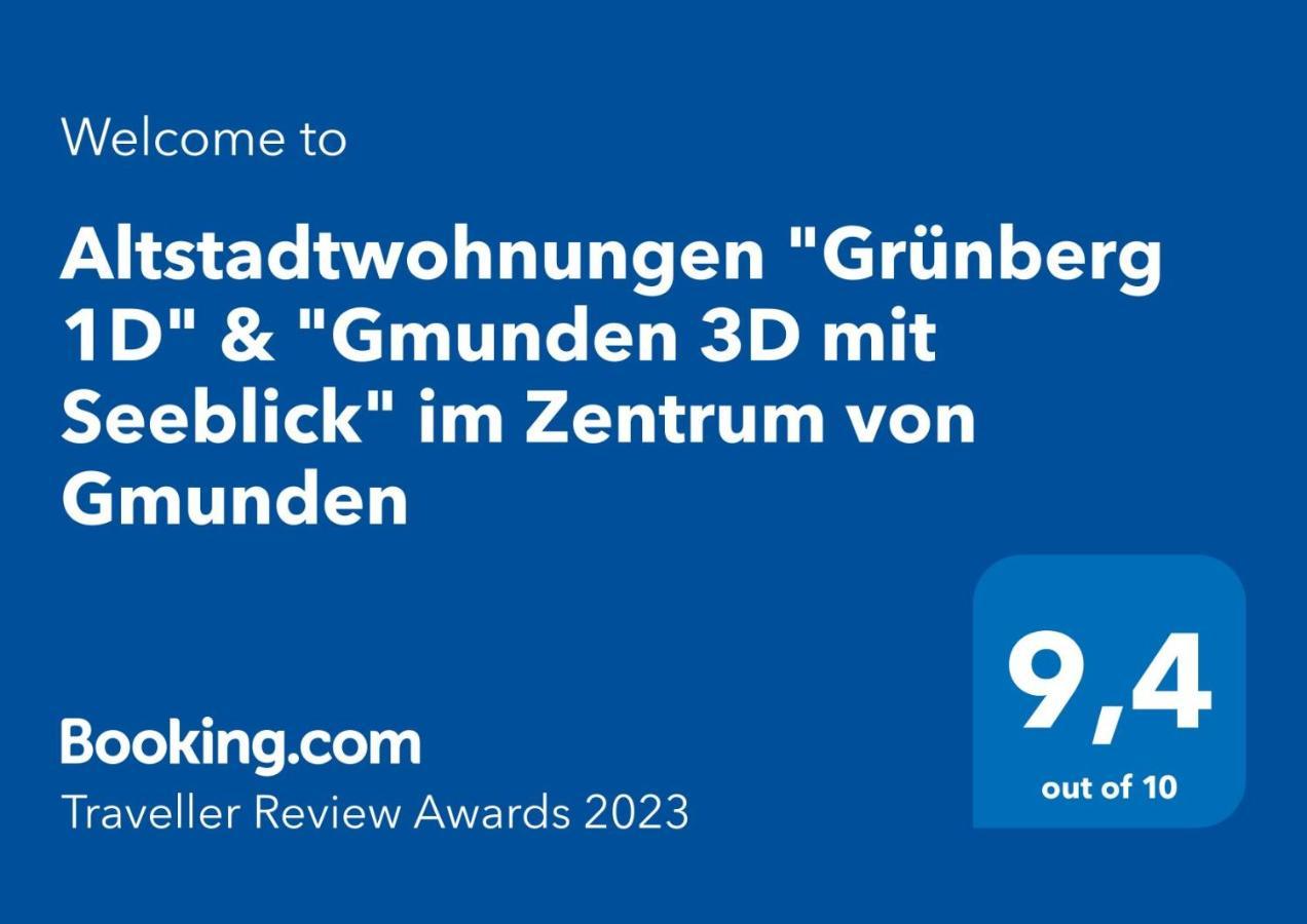 Altstadtwohnungen "Grunberg 1D" & "Gmunden 3D Mit Seeblick" Im Zentrum Von Gmunden Kültér fotó
