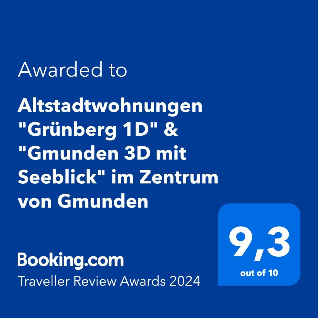 Altstadtwohnungen "Grunberg 1D" & "Gmunden 3D Mit Seeblick" Im Zentrum Von Gmunden Kültér fotó